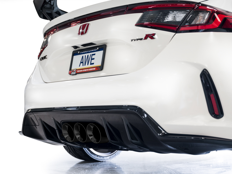 Honda Civic Type R Performance Exhaust - AWE Tuning - Cat Back Touring - Triple Diamond Black - `23-`27